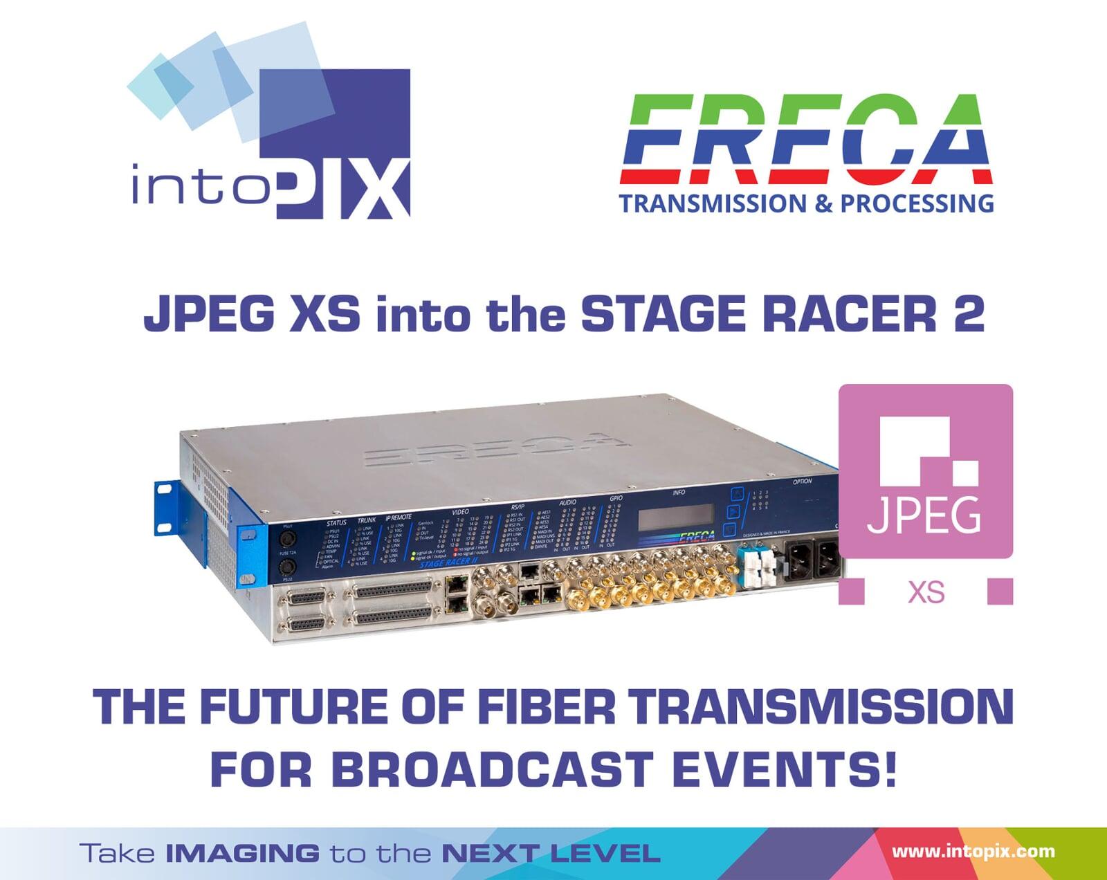 Introducing STAGE RACER 2 with intoPIX JPEG XS: The Future of Fiber Transmission for Broadcast Events